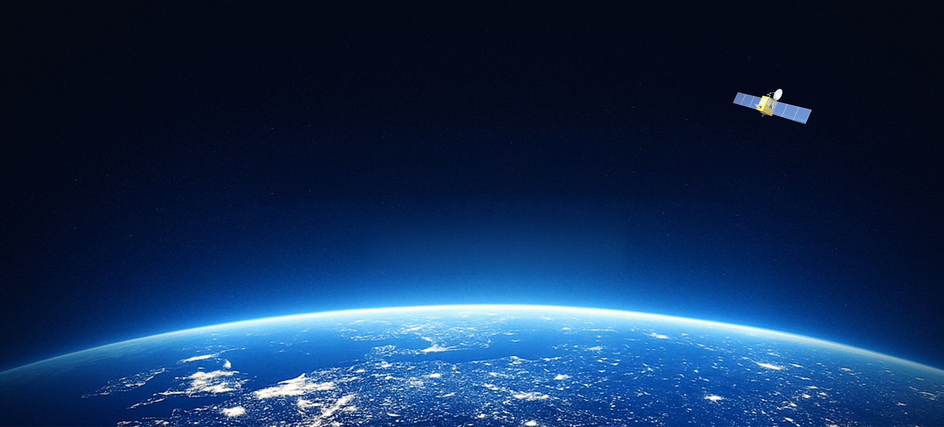 北斗卫星与地球空间背景